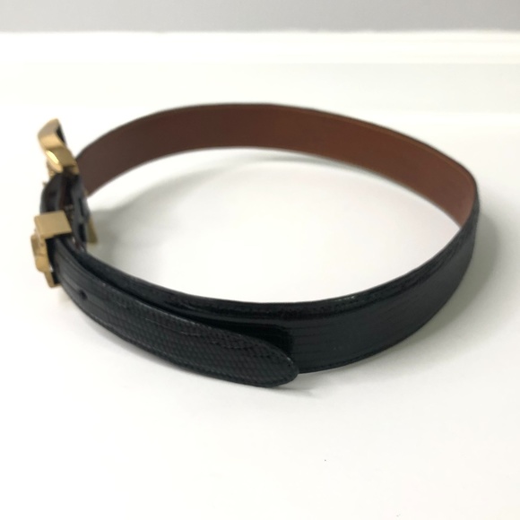 Reptilia Black Lizrd Belt & Red Alligator Belt 30 main image 9